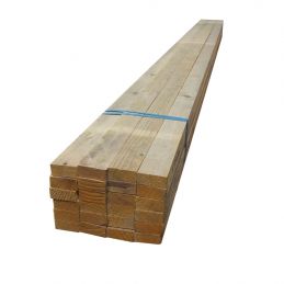 Lot de 24 tasseaux 18x40mm en 4m Sapin/Epicéa traité CL2 jaune