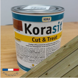 Traitement Coupe KORASIT - Protection contre les Champignons et Insectes - Autoclave Vert