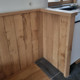 Soubassement, muret intérieur chêne 2026