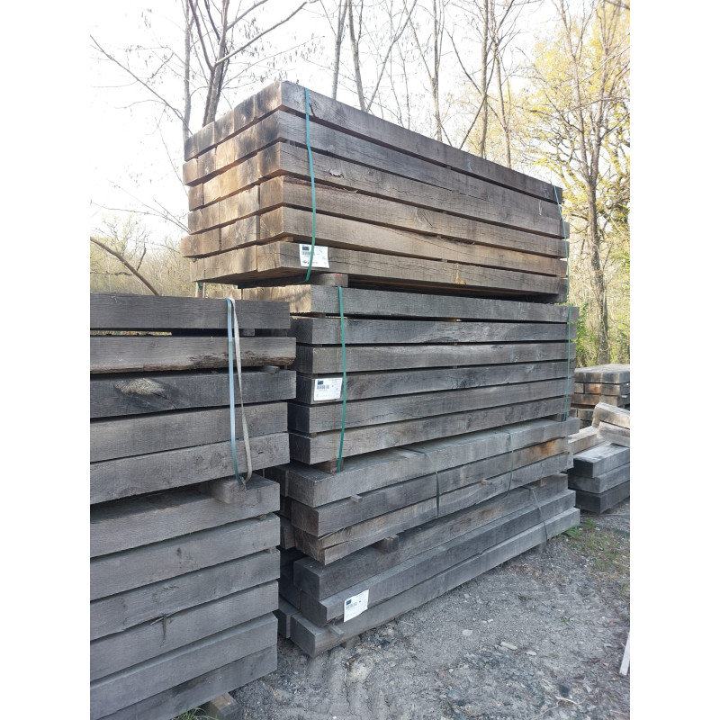 Traverse paysagère Chêne 120x200 en 2m50