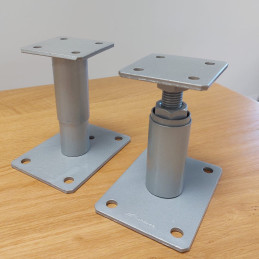 Pied de Poteau Réglable Hauteur H130-170m avec manchon | Central Bois